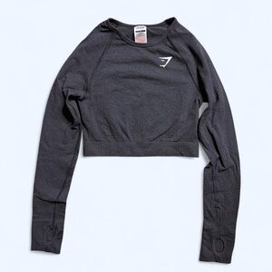 Gymshark Cropped Longsleeve Workout Top